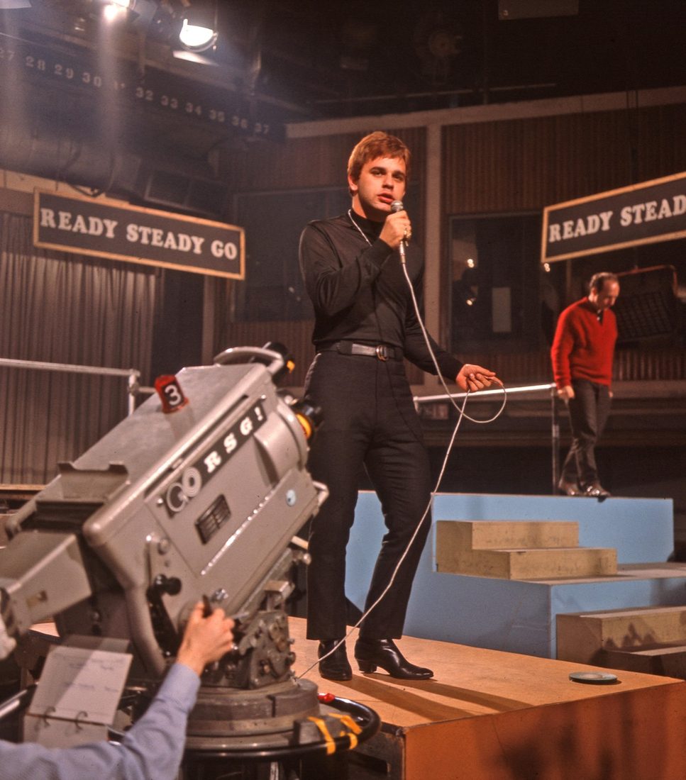 Lou Christie on the set of Ready Steady Go!, 1966
